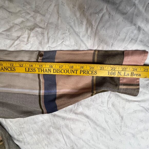 Lucky Brand Women Plaid Button-Up Shirt XL Multi-Color Viscose Modal Casual - Picture 11 of 16